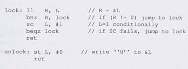 Lock Performance. Consider a four-processor bus-based multiprocessor using the lllinois MESI...-2