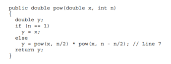 The method below attempts to calculate x n economically: (a) How many multiplications will be...