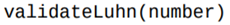 The Luhn algorithm is the standard algorithm used to validate credit card numbers and protect...