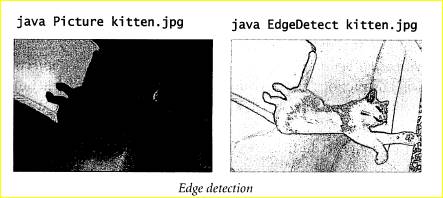 Edge detection. An edge is an area of a picture with a strong contrast or discontinuity in intensity...