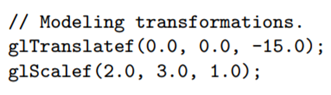 Add a scaling command, in particular, replace the modeling transformation block of box.cpp with:...-1