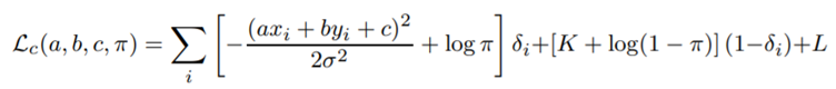 Refer to Section 10.5.1 for notation for the line and outliers example. Write for an indicator...-6