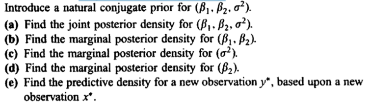 Consider the simple univariate regression model of Section 12.2.1.