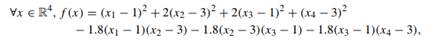 In this exercise we use MATLAB to minimize a function. (i) Use the MATLAB function fminunc to...-4