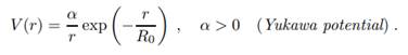 A particle of mass m is scattered by the screened Coulomb potential 1. Calculate in the first Born...