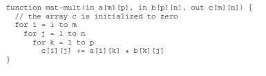 Demonstrate the four interpretations of matrix-matrix multiplication by taking the following...