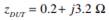 A DUT with a normalized output impedance is to be matched with an LC network to 50 O at 1 GHz, where...-1