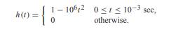 X(t), the input to a linear time-invariant filter is a wide sense stationary random process with...