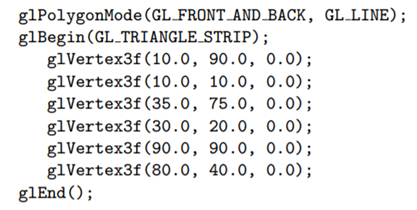 Continue the preceding experiment by inserting the call glPolygonMode(GL FRONT AND BACK, GL LINE) in...-1