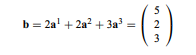 Let vectors constitute a basis in R3. (a) Express vector as a linear combination of the three...-3