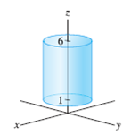 Let S be the surface of the cylinder (not including the top and bottom) of radius 2 for 1 = z = 6,...