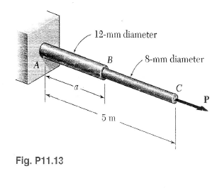 Rods AB and BC are made of a steel for which the yield strength is sY= 300 MPa and the modulus of...