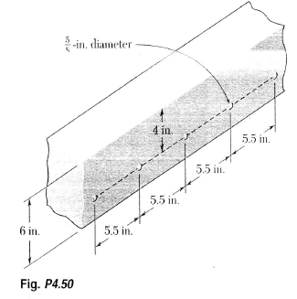 A concrete slab is reinforced by -in.-diameter rods placed on 5.5-in. centers as shown. The modulus...-2