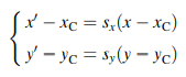 In Sect. 3.2 we discussed scaling with reference to the origin O, that is, with O as a fixed point....-2