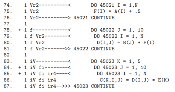 Consider the restructured version of loops 4502* below. Can you create a better rewrite?