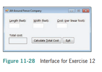 In this exercise, you create an application that can be used to calculate the cost of installing a...