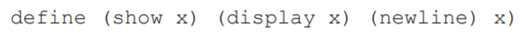 (From Abelson and Sussman [1996]) Define a delayed version of the map function from Section 3.2.6 as...-2