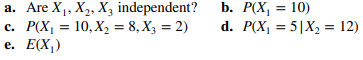 Patients given drug therapy either improve, remain the same, or degrade with probabilities 0.5, 0.4,...-5