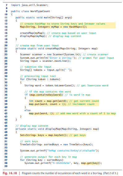 Modify the program of Fig. 16.18 to count the number of occurrences of each letter rather than of...-2