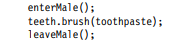 In the shared bathroom problem, there are two classes of threads, called male and female. There is a...