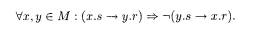 Let M be the set of messages in a distribut,ed computation. Given a message x, we use x.s to denote...-2