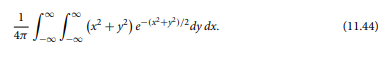 Consider the 2D integral: a. Evaluate the integral by Monte Carlo quadratures, applying for the x...