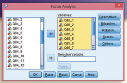 How to Conduct Factor Analysis We will begin by illustrating factor analysis in SPSS. Follow these...-1