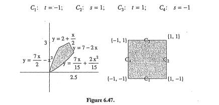 Show that the following integral over a four-sided region bounded by the curves shown in Figure...-3