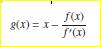 We will now recast Newton’s method as a special case of the fixed-point iteration method....