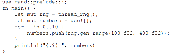 Add this dependency to the Cargo.toml file: Then, add this code to the main.rs file:-2