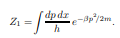 We obtained the semiclassical limit of the partition function Z1 for one particle in a box by...