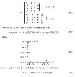 The states that have the maximal possible amount of entanglement for a given amount of mixedness (as...-1