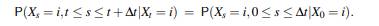 Let T denote the first time a chain leaves state i, Show that given X0 = i, T is conditionally...-5