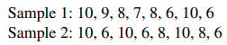 Consider the following two samples: a. Calculate the sample range for both samples. Would you...