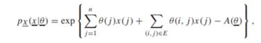 (Mean Field Update) Consider a probability function, given by where ? = {(? (j ))n j=1, (? (j, k)),...-1