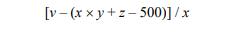 Write an assembly language module embedded in a C program that evaluates the expression shown below,...