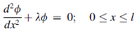 The differential equation governing the free transverse vibration of a string (Fig. 5.6) is given by...-1