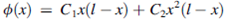 The differential equation governing the free transverse vibration of a string (Fig. 5.6) is given by...-3