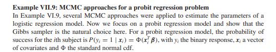 Apply the Gibbs sampler of Example VII.9 on the caries data set (caries.txt) analyzed in Example...