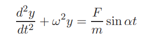 Suppose an undamped weight of mass m is attached to a spring having spring constant k, and external...