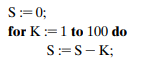 Consider the following loop: A straightforward translation of this into a generic assembly language...-1