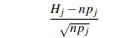 Show that has zero mean and variance 1- pj.