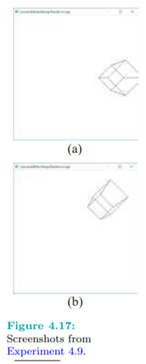 Apply three modeling transformations by replacing the modeling transformations block of box.cpp...-3