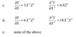 Find the first and the second partial derivatives of the following multivariate functions with...-2