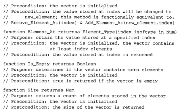 What important capabilities are missing from the specification given in problem 7.8? Extend your...-2