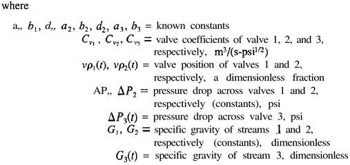 Consider the mixing process shown in Fig. P3-8. The purpose of this process is to blend a stream,...-7