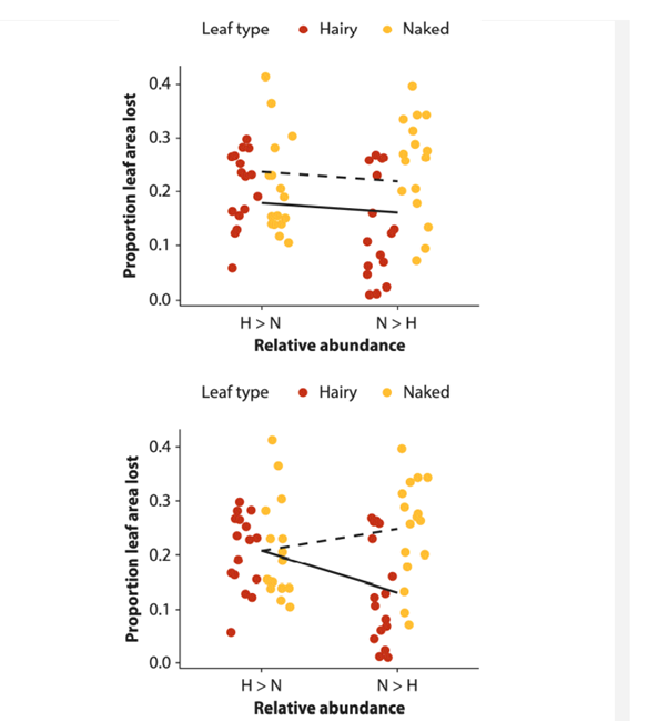 Certain natural populations of the plant Arabidopsis halleri have two genetically encoded leaf...-2