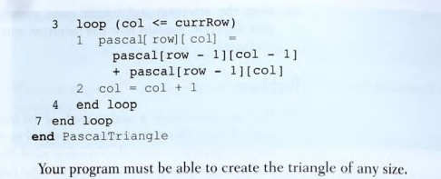 The Pascal triangle can be used to compute the coefficients of the terms in the expansion of (a + b)...-3