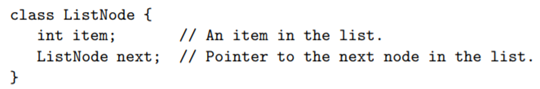 Suppose that linked lists of integers are made from objects belonging to the class Write a...