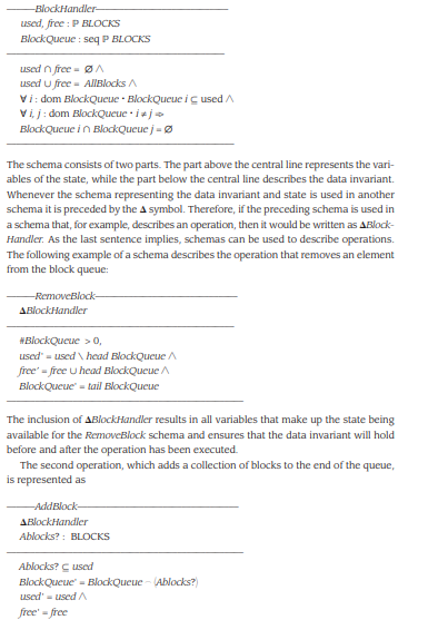 Using the Z notation presented in Table 25.1, select some part of the Safe Home security system...-2